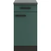 OPTIFIT Verona405 Küchen-Unterschrank 40 cm Steingrün