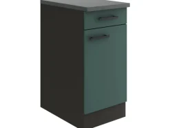 OPTIFIT Verona405 Küchen-Unterschrank 40 cm Steingrün