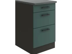 OPTIFIT Verona405 Küchen-Unterschrank 50 cm Steingrün