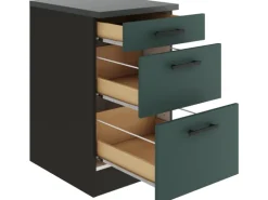 OPTIFIT Verona405 Küchen-Unterschrank 50 cm Steingrün