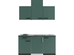 OPTIFIT Verona405 Miniküche 150 cm Steingrün