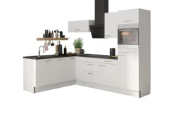 Optifit Winkelküche Optikoncept Bengt 270 cm Weiß