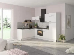 Optifit Winkelküche Optikoncept Rurik 270 cm Weiß