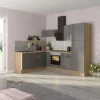 Optifit Winkelküche Optikoncept Jonte 270 cm Anthrazit-Wildeiche Nachb.