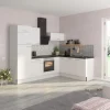 Optifit Winkelküche Optikoncept Rurik ohne E-Geräte 270 cm Weiß