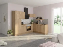 Optifit Winkelküche Optikoncept Erik 270 cm Wildeiche Nachb.