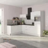 Optifit Winkelküche Optikoncept Rurik ohne E-Geräte 270 cm Weiß