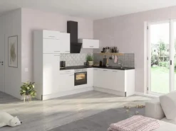 Optifit Winkelküche Optikoncept Rurik 270 cm Weiß