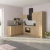 Optifit Winkelküche Optikoncept Erik 270 cm Wildeiche Nachb.
