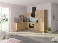 Optifit Winkelküche Optikoncept Erik 270 cm Wildeiche Nachb.