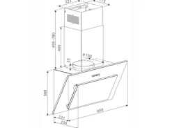 Optifit Winkelküche Optikoncept Ingvar 270 cm Anthrazit