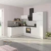 Optifit Winkelküche Optikoncept Rurik ohne E-Geräte 270 cm Weiß