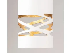 Orion Leuchten Hängeleuchte Trance 80 cm x 30 cm 1 x GU10 Weiß Gold