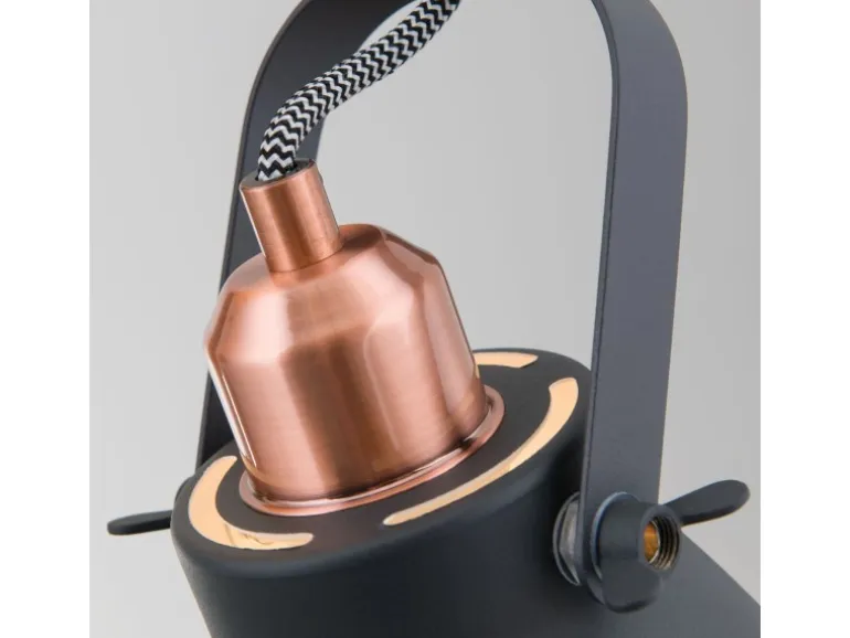 Orion Leuchten Hängeleuchte Theke 72 cm x 17 cm Schwarz 4 x E27