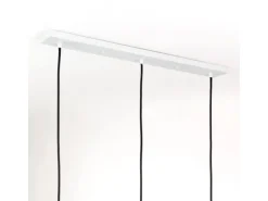 Orion Lightstyle Deckenbaldachin 3 Auslässe Weiß 70 cm x 8 cm