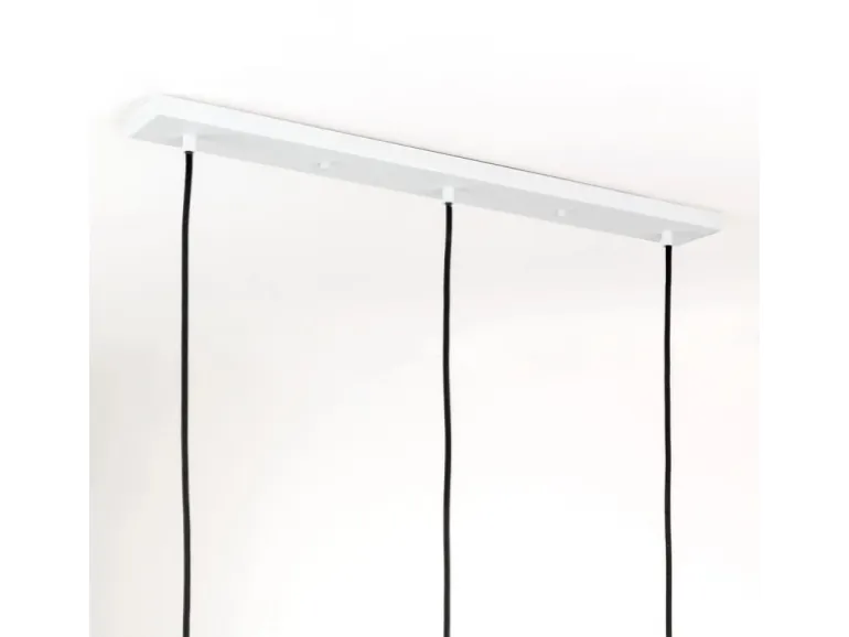 Orion Lightstyle Deckenbaldachin 3 Auslässe Weiß 70 cm x 8 cm