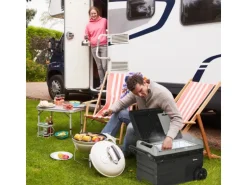 Outsunny Autokühlschrank Kunststoff HDPE SchwarzGrau 711L x 46B x 44H cm