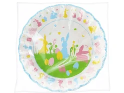 Pappteller Hasen-Motiv Ø 23 cm