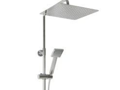 PaulGurkes Aufputz Regendusche Thermostatarmatur eckiger Duschkopf