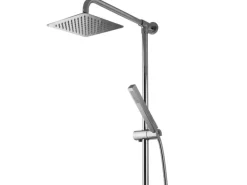 PaulGurkes Aufputz Regendusche Duschsystem eckig 20cm