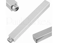 PaulGurkes Aufputz Regendusche Duschsystem eckig 20cm