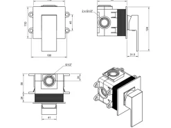 PaulGurkes Duschsystem Unterputz Regendusche Ohne Handbrause Sportdusche Duschset