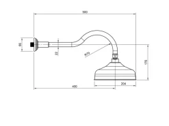 PaulGurkes Kupfer Duschsystem Antik Nostalgie Dusch-Set Unterputz Regendusche