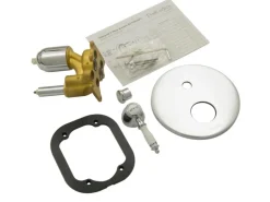 PaulGurkes Nostalgie Duschsystem Set Komplett Regendusche mit Grundkörper