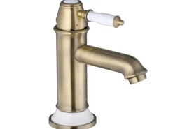 PaulGurkes Nostalgie Wasserhahn Einhandmischer Retro Waschtischbatterie