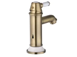 PaulGurkes Nostalgie Wasserhahn Einhandmischer Retro Waschtischbatterie