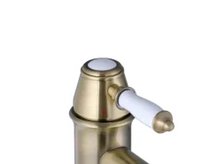 PaulGurkes Nostalgie Wasserhahn Einhandmischer Retro Waschtischbatterie