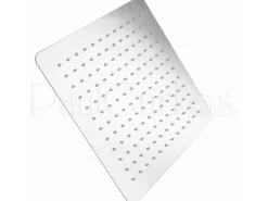 PaulGurkes Regendusche 30cm unterputz mit Wandarm Komplett Set Messing