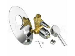 PaulGurkes Regendusche Komplett Set Unterputz Regenwalddusche 20cm