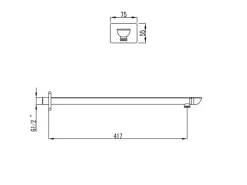 PaulGurkes Regendusche Set Komplett 30cm Regenbrause Einhandmischer Unterputz