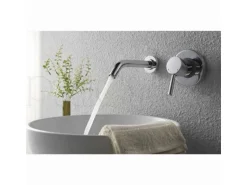 PaulGurkes Unterputz 2 Loch Waschtischarmatur rund Waschtischbatterie