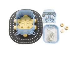 PaulGurkes Unterputz Nostalgie Retro Antik Regendusche Set Messing Bronze