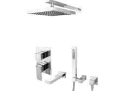 PaulGurkes Unterputz Wannen Set mit Regendusche