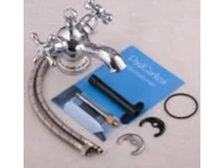 PaulGurkes Waschtischarmatur Retro Antik Zweigriffmischer Klein