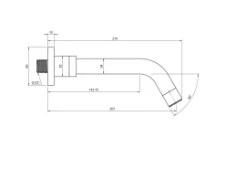 PaulGurkes Waschtischarmatur Bronze Unterputz Retro Antik