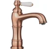 PaulGurkes Wasserhahn Nostalgie Rote Bronze Kupfer Einhandmischer Matt