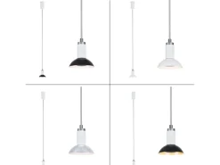 Paulmann Pendelleuchte Runa GU10 max. 20 W aus Metall 230 V Weiß-Grau