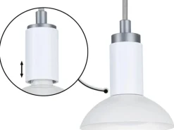 Paulmann Pendelleuchte Runa GU10 max. 20 W aus Metall 230 V Weiß-Grau