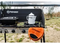 Petromax Aramid Topflappen mit Eingriff Paar Schwarz-Orange