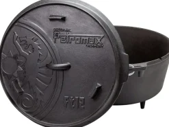Petromax Dutch Oven FT12 Schwarz mit Standfüßen 10,8 l