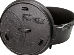 Petromax Dutch Oven FT9 Schwarz mit Standfüßen 7,5 l Ø 23,9 cm