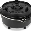 Petromax Dutch Oven FT3 Schwarz mit planem Boden 1,6 l