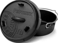 Petromax Dutch Oven FT3 Schwarz mit planem Boden 1,6 l