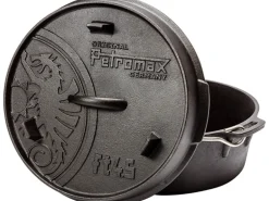 Petromax Dutch Oven FT4.5-T Schwarz mit planem Boden 3,5 l