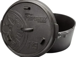 Petromax Dutch Oven FT9-T Schwarz mit planem Boden 7,5 l Ø 23,9 cm