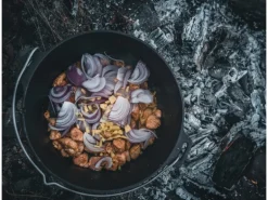 Petromax Dutch Oven Set FT9-Scrub Schwarz mit Standfüßen 7,5 l Ø 23,9 cm